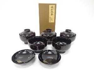 山中塗　吸物椀　5客揃